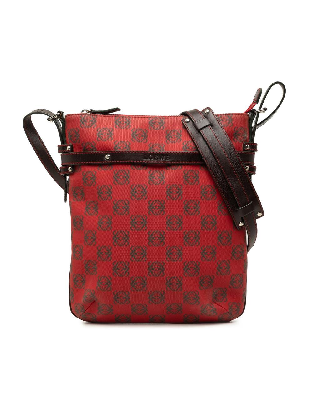 Loewe Anagram Coated Canvas Crossbody #359923L37B